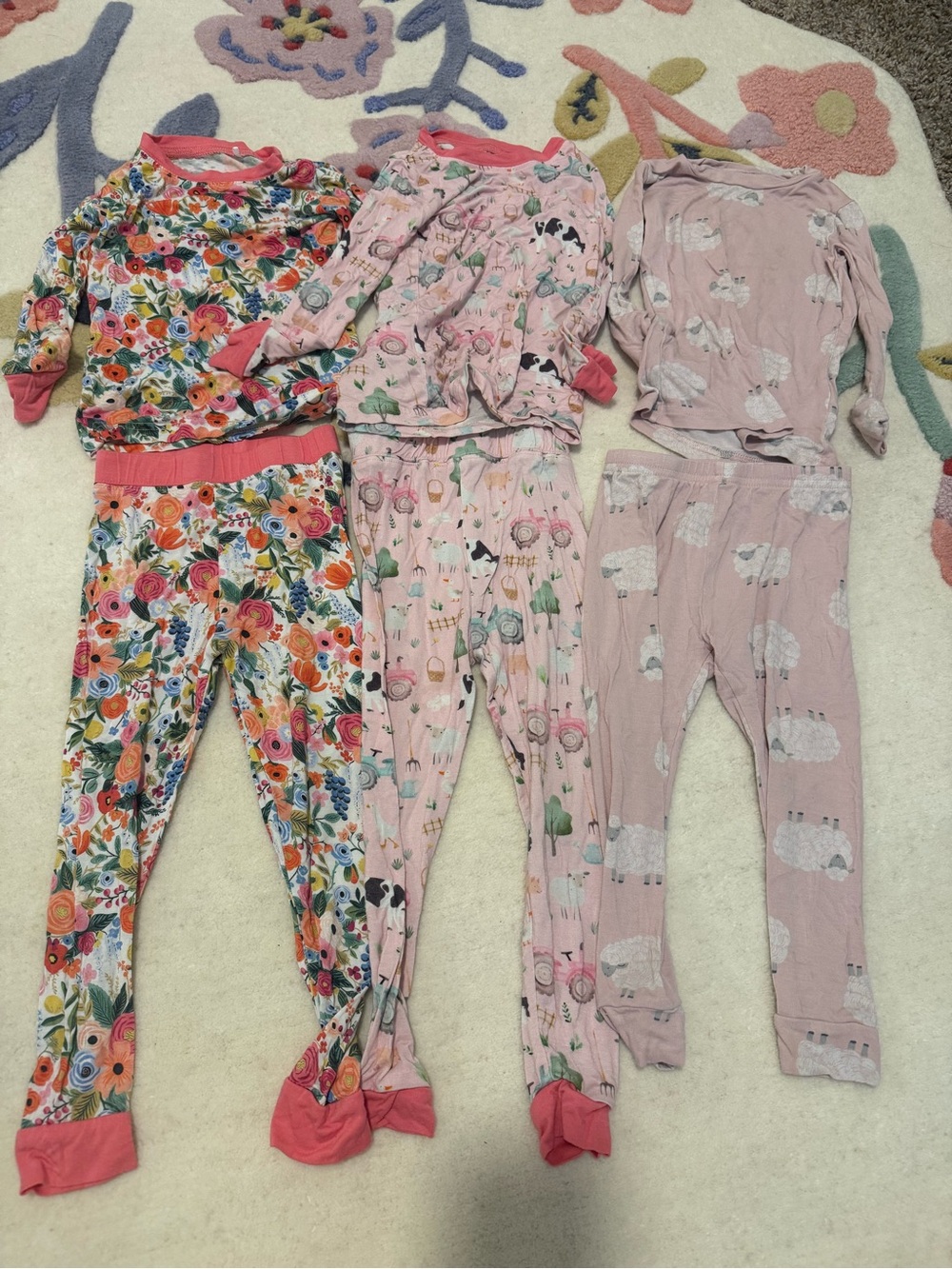 LOT (3 pairs) bamboo pajamas - 18 mo